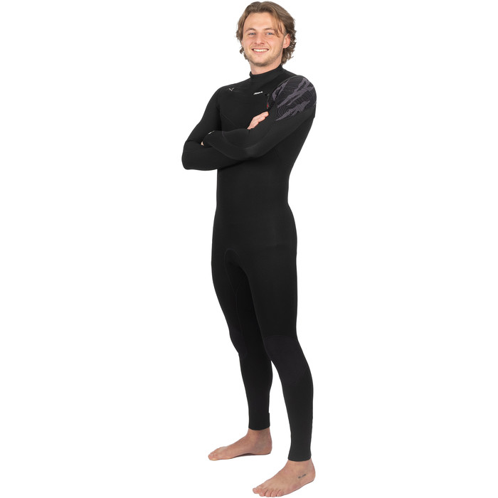 2024 Gul Mens Response Echo 3/2mm Chest Zip Wetsuit RE1327-C1 - Black / Contour Camo